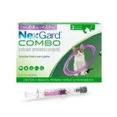 Nexgard Combo Antipulgas, Sarna e Vermífugo para Gatos até 2,5 kg